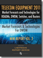 Telecom Equipment 2011 Mini-Report Vol. 2: DWDM